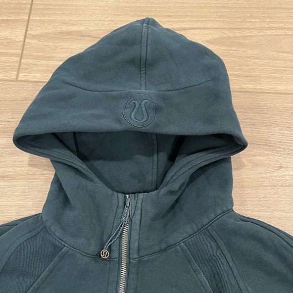 Lululemon Size M / L Scuba Oversized 1/2 Zip Hoodie Submarine Blue - Picture 2 of 6